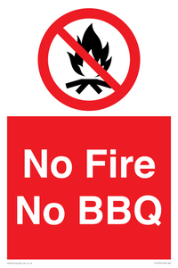 No Fire No BBQ